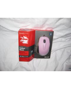 Microsoft Comfort Mouse 4500 5-Button BlueTrack Scroll USB Mouse (Pink) - Optical Power w/Laser